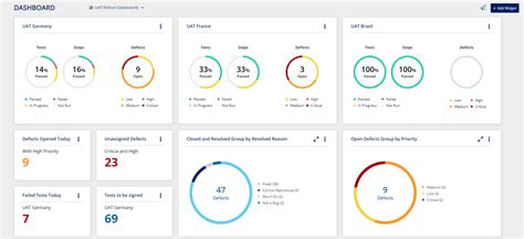 Projects Dashboard Widgets .